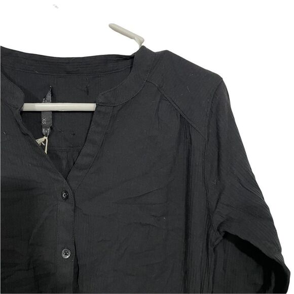 NWT Prana Black Half Sleep Organic Cotton Sugar Pine Dress - Picture 6 of 8